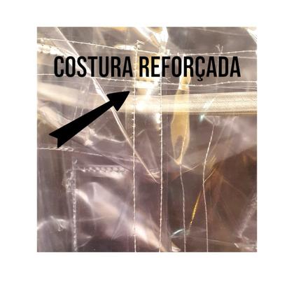 Imagem de Mochilas Bolsas Sacolas Grandes Plástico Transparentes De PVC Para Viagens Visitas Em Presídios Passeios Piscina Praia Lazer