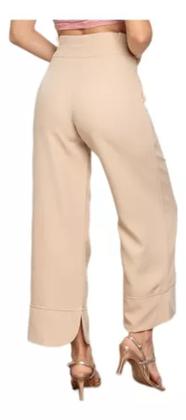 Imagem de MODAS DOMI Calça Pantacourt 8437 em Tecido de Alfaiataria