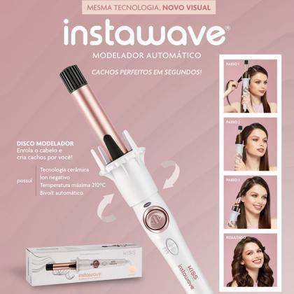 Imagem de Modelador Automático de Cachos Instawave Kiss New York Bivolt Profissional