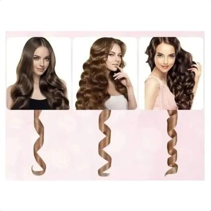 Imagem de Modelador Automático Morina Bivolt Display Digital Cachos Perfeitos Cerâmica Cabo Giratório