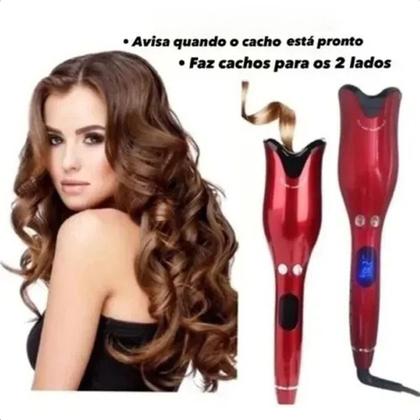 Imagem de Modelador Automático Morina Bivolt Display Digital Cachos Perfeitos Cerâmica Cabo Giratório