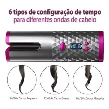 Imagem de Modelador Cachos Automático Portátil 110V/220V Usb