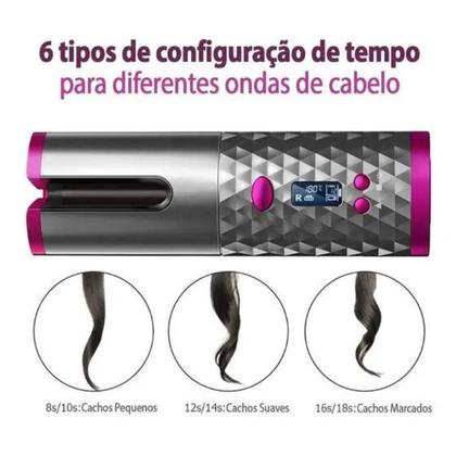 Imagem de Modelador Cachos Finalizador Cabelo Automático Sem Fio