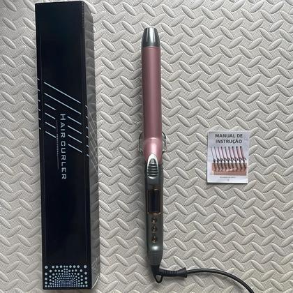 Imagem de Modelador De Cabelo Com Revestimento Cerâmico Profissional 19/25/32/38 MM Aquecedor PTC Display LCD