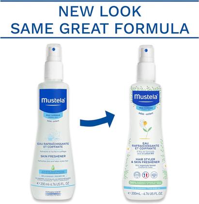 Imagem de Modelador de cabelo e purificador de pele Mustela Baby com abacate 200mL