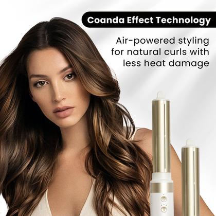 Imagem de Modelador de cabelo GlamUp 6 em 1 Air Wrap Multi com secador e modelador