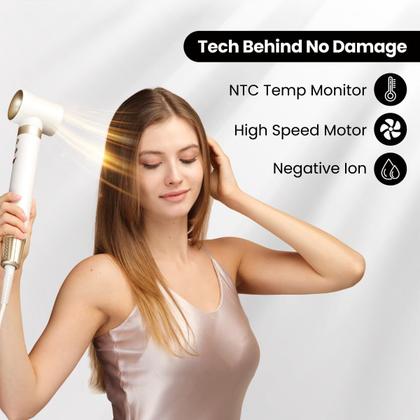 Imagem de Modelador de cabelo GlamUp 6 em 1 Air Wrap Multi com secador e modelador