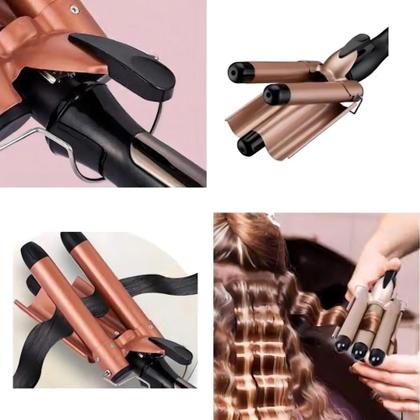 Imagem de Modelador De Cacho Profissional Triondas Sokany Efeito Praia