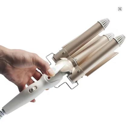 Imagem de Modelador De Cachos Cabelos Longos 3 Pinos Trionda Ondulador