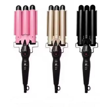 Imagem de Modelador De Cachos Cabelos Longos 3 Pinos Trionda Ondulador