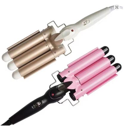 Imagem de Modelador De Cachos Cabelos Longos 3 Pinos Trionda Ondulador