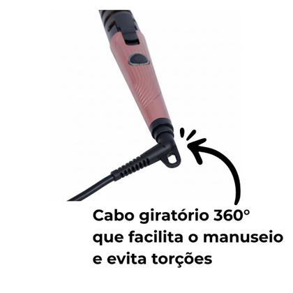 Imagem de Modelador de Cachos de Cabelo Definidos Espiral 30W Bivolt Portátil Profissional Sortido