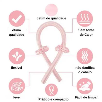 Modelador De Cachos Em Cetim Sem Fonte De Calor Sem Frizz - E-Fcs Store Imagem de Modelador De Cachos Em Cetim Sem Fonte De Calor Sem Frizz