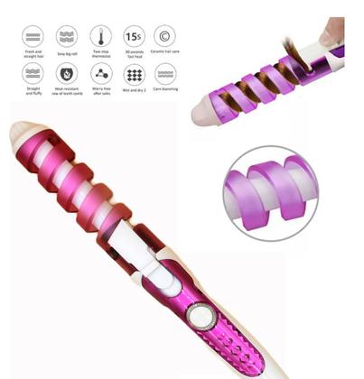 Imagem de Modelador De Cachos Espiral Cabelo Cacheado Ondulado Bivolt