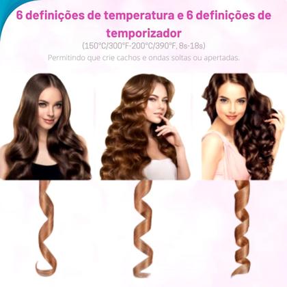 Imagem de Modelador De Cachos Ideal Para Cabelos Longos E Grossos