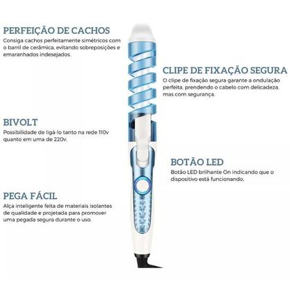 Imagem de Modelador De Cachos Spiral 35W, Bivolt 220C