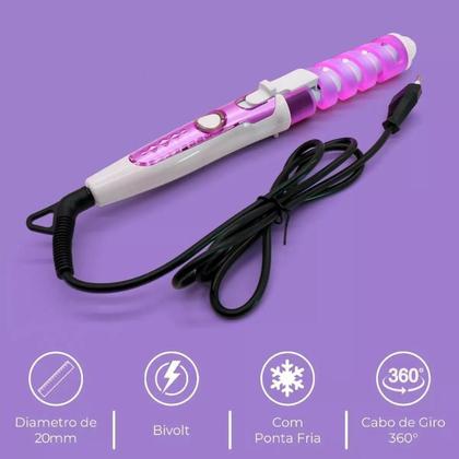 Imagem de Modelador De Cachos Spiral 35W, Bivolt 220C
