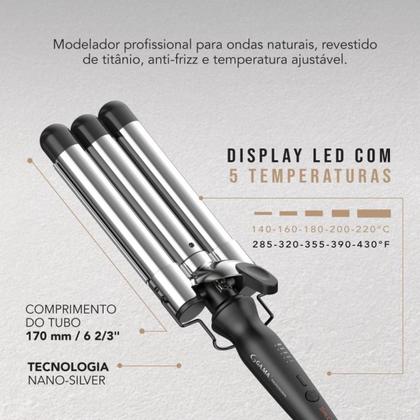 Imagem de Modelador gama bivolt salon curl trio ondas