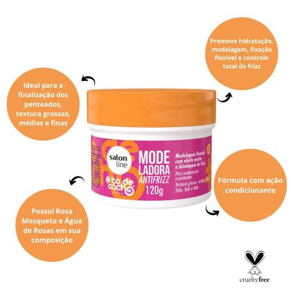 Imagem de Modeladora Antifrizz Salon Line todecacho 120g