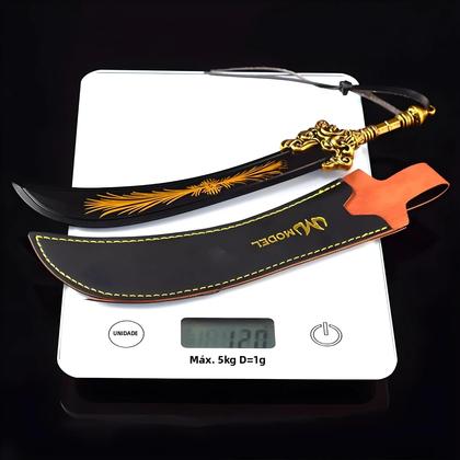 Imagem de Modelo De Arma De Jogo Japonês Katana Metal Radahn Starscourge Grande Espada De 22cm Ornamento