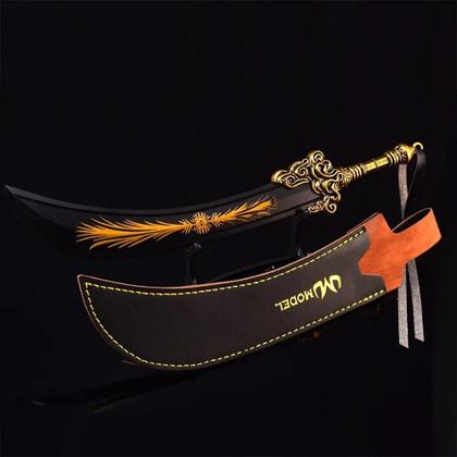 Imagem de Modelo De Arma De Jogo Japonês Katana Metal Radahn Starscourge Grande Espada De 22cm Ornamento
