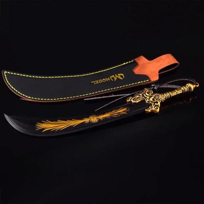 Imagem de Modelo De Arma De Jogo Japonês Katana Metal Radahn Starscourge Grande Espada De 22cm Ornamento