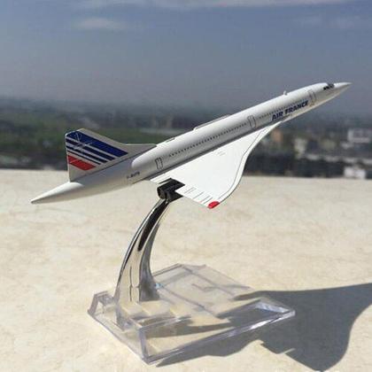 Imagem de Modelo de avião Wokex Concorde Air France 15cm 1:400 Scale Al