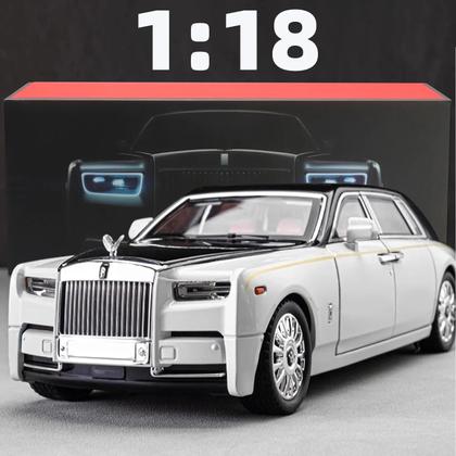 1/18 ROLLS ROYCE PHANTOM Ⅷ Modelo de Carro Rolls-Royce Phantom em Escala 1:18 - Liga de Zinco