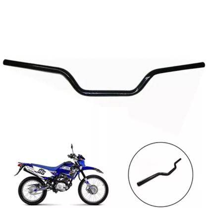 Imagem de Modelo De Guidão Xt 125 Moto Peça Acessório Preto E Cromado Motocicletas