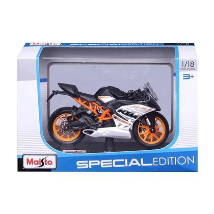 Imagem de Modelos de Motocicleta Maisto 1:18 - Kawasaki Ninja H2R, KTM RC 390 e Yamaha YZF-R1/MT-07