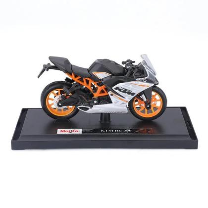 Imagem de Modelos de Motocicleta Maisto 1:18 - Kawasaki Ninja H2R, KTM RC 390 e Yamaha YZF-R1/MT-07