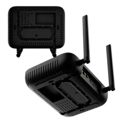 Modem 2p Modem Óptico Pon Lan 2p Ac Wifiber 1200r Wi-fi - Intelbras Cor Preto ...