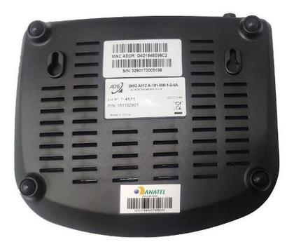 Imagem de Modem Pirelli Adb Arnet Drg A112 Telecom Adsl Adsl2 Ads2+