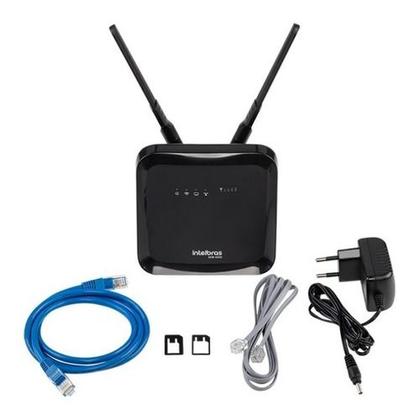 Imagem de Modem Roteador Entrada Chip 4g Vivo Claro Tim Wifi Intelbras