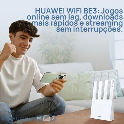 Imagem de Modem Roteador Wi-fi 7 Huawei Be3 Dual Band 5g Vpn Alcance Melhor Roteador Velocidade Internet