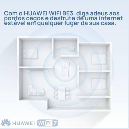 Imagem de Modem Roteador Wi-fi 7 Huawei Be3 Dual Band 5g Vpn Alcance Melhor Roteador Velocidade Internet
