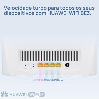 Imagem de Modem Roteador Wi-fi 7 Huawei Be3 Dual Band 5g Vpn Alcance Melhor Roteador Velocidade Internet