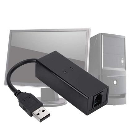 Imagem de Modem USB Thincol 56K externo RJ11 para USB V.92 para WIN10