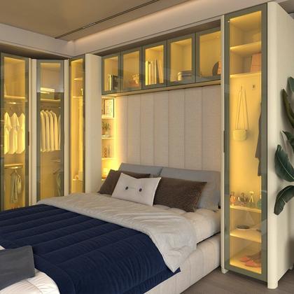 Imagem de Modulado com 16 Portas 430,6cm X 240cm 100% Mdf Innova