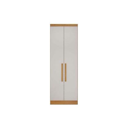 Imagem de Modulado de Quarto Guarda Roupa c/ 2 Portas e 3 Gavetas Rizon/Linea Cumaru/Fendi - Novo Horizonte