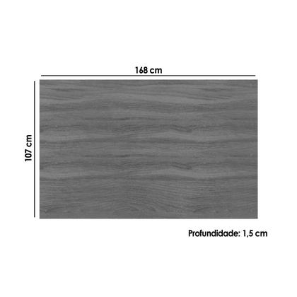Imagem de Modulado de Quarto Painel p/ Ponte Casal 79130K Irlanda Amêndola Touch - Demóbile