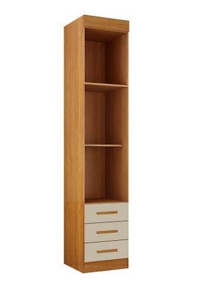 Imagem de Modulado Mesa de Cabeceira 3 Gavetas Orion - Leifer Móveis