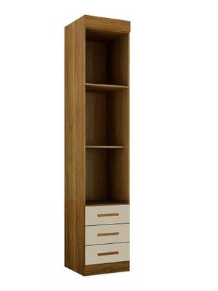 Imagem de Modulado Mesa de Cabeceira 3 Gavetas Orion - Leifer Móveis