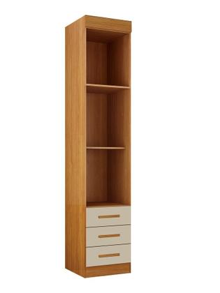 Imagem de Modulado Mesa de Cabeceira 3 Gavetas Orion - Leifer Móveis