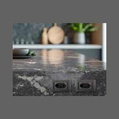 Imagem de Módulo 1 Interruptor Simples Grafite P Móvel Liz Tramontina