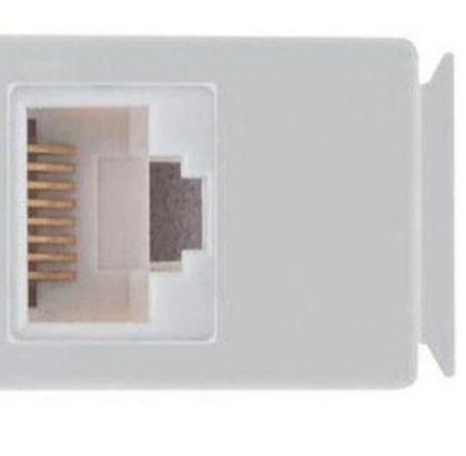 Imagem de Modulo 1 Tomada Dados RJ45 Mod. Aria Cor: Branco Ref: 57217/056 -TRAMONTINA
