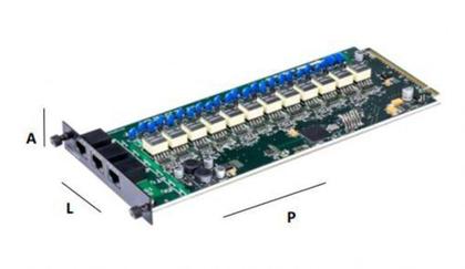 Imagem de Modulo 12 ramais digitais pabx unniti - intelbras