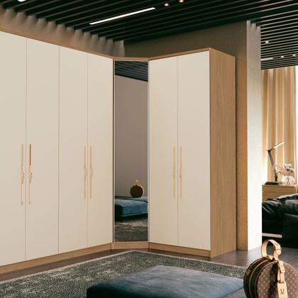 Imagem de Módulo 2 Portas 3 Gavetas Com Gaveteiro 100% MDF Decor