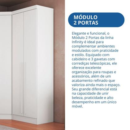 Imagem de Módulo 2 Portas com Cabideiro Infinity