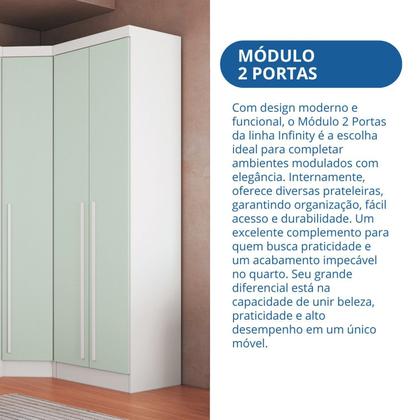 Imagem de Módulo 2 Portas com Prateleiras Infinity